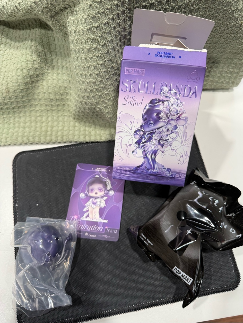 POP MART Skullpanda The Sound Purple Designer Collectible Figure